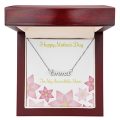 Custom Name Necklace - To My Incredible Mom