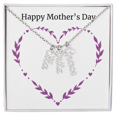 Multi Name Necklace - Happy Mother's Day