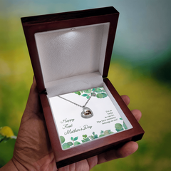 Baby Feet Heart Necklace - First Mother's Day